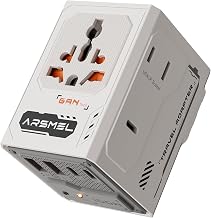 100W GaN Universal Travel Adapter with Voltage Indicator, Worldwide Plug - Image 1