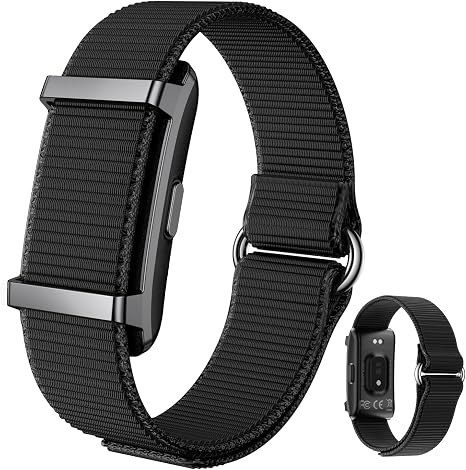 Smart Bracelet Fitness Trackers for Men Women, Smart Watch 24/7 Heart Rate Sleep Stress HRV Monitor, 170+ Sports Modes, 2 Bands, Free APP
