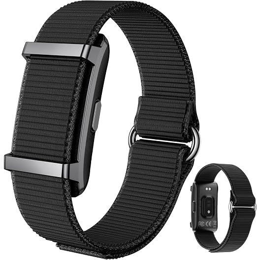 Smart Bracelet Fitness Trackers for Men Women, Smart Watch 24/7 Heart Rate Sleep Stress HRV Monitor, 170+ Sports Modes, 2 Bands, Free APP