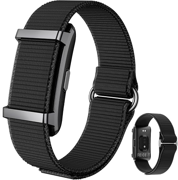 Smart Bracelet Fitness Trackers for Men Women, Smart Watch 24/7 Heart Rate Sleep Stress HRV Monitor, 170+ Sports Modes, 2 Bands, Free APP