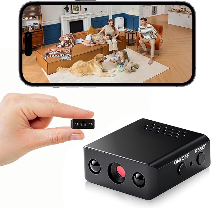 Upgraded Indoor Security Mini Camera,HD Nanny Cam for Home Security，WiFi Camera Wireless Surveillance, Motions Detection Auto Night Vision.for Home/Pet/Baby/Office withs App function Remote Viewing