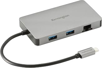 Kensington UH1450P Dual 4K Monitor USB Type C Hub, Laptop Docking Stations with Dual 1.4++ DisplayPort Ports, 85W Charging for Thunderbolt 3/4 and USB-C Devices, 2X USB-A, 1 USB Type C Port (K36900WW) - Image 1