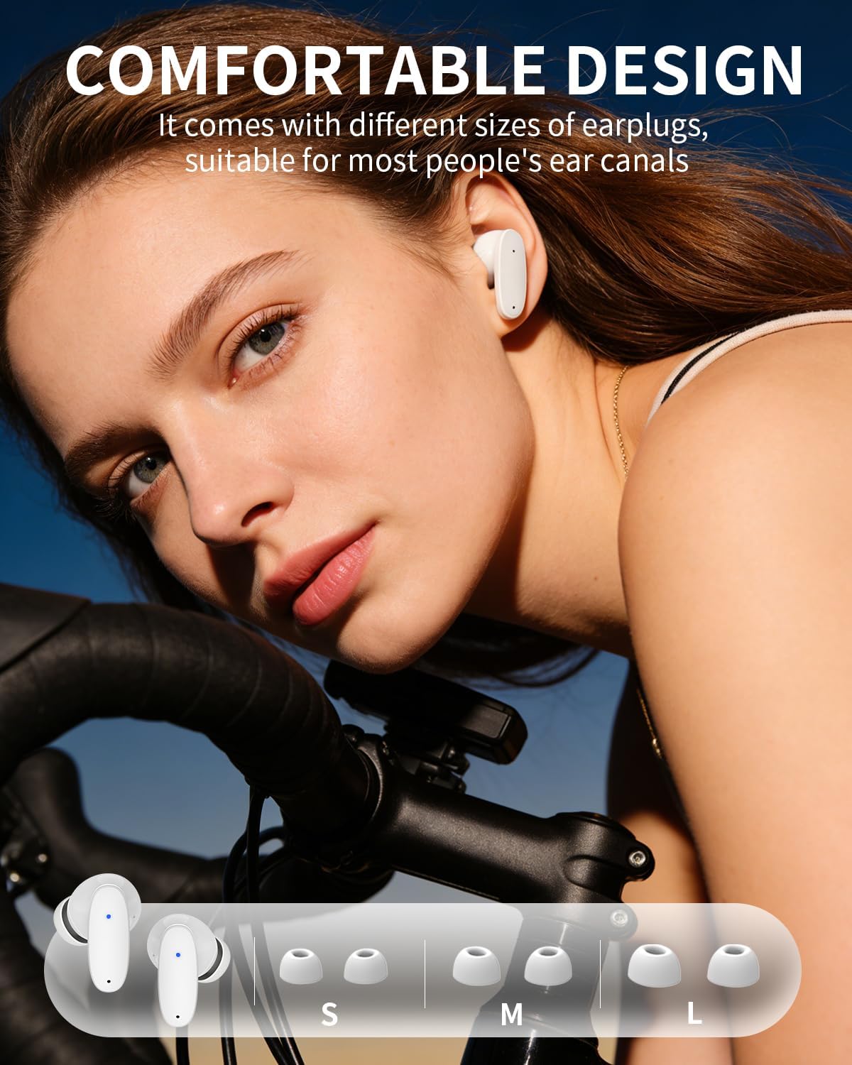 True Wireless Earbuds – Bluetooth 5.4, Dual ENC ANC Noise Canceling, 13mm Deep Bass, IPX7 Waterproof, 18H Playtime | Techloop Living