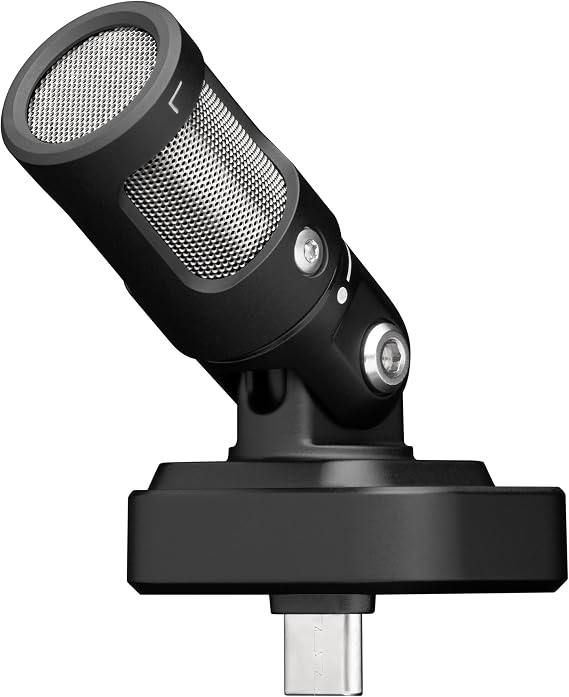Shure MV88 USB-C Microphone for Mobile Recording - Black