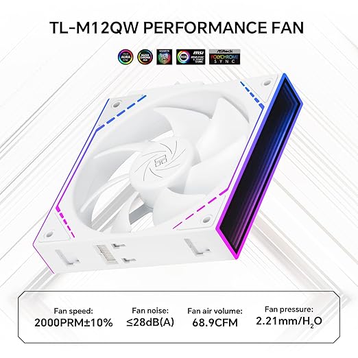 Thermalright FW360 SE ARGB V2 360mm AIO CPU Liquid Cooler, 2" LCD Screen, TL-M12Q 2000RPM Daisy-Chain Fans, for AM4/AM5 & Intel LGA 1700/1851, White