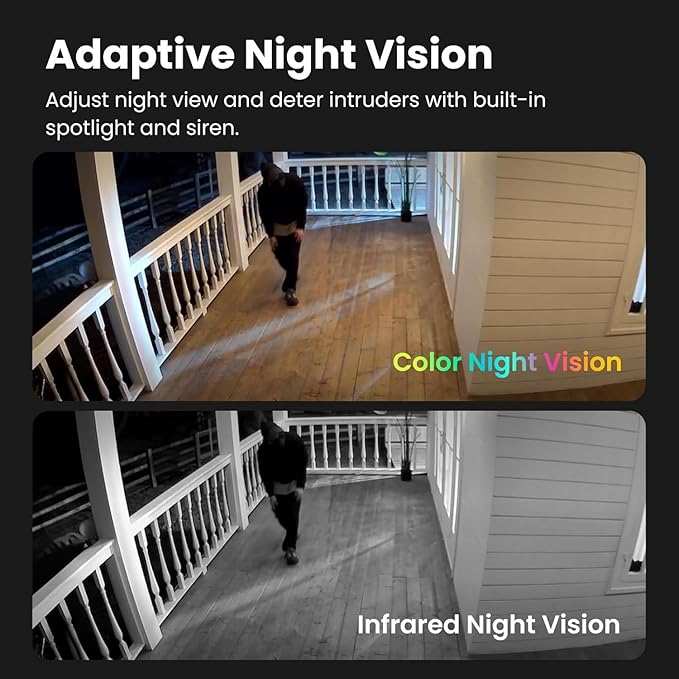 Magnetic Security Cameras Wireless, Easy Installation 2K Camera for Home Security with AI Motion Detection, Spotlight, Color Night Vision, Waterproof for Outdoor & Indoor, Cloud & SD Storage