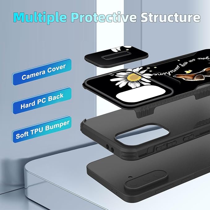 for Galaxy A36 5G/A56 5G Case Built in Slide Camera Lens Cover,Heavy Duty Shockproof Protection Dual Layer Case for Samsung Galaxy A36 5G/A56 5G 6.7" 2025,You are My Sunshine Dachshund