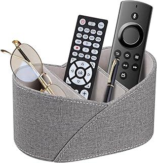 PU Leather TV Remote Control Holder,Pen Caddy/Cup,Art Supplies Organizer - Image 1