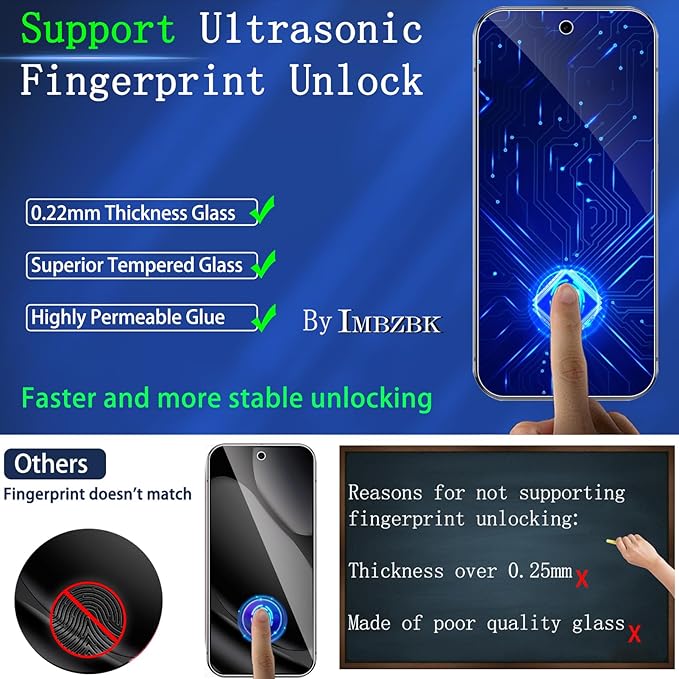 IMBZBK [Auto-Dust Removal] 3 Pack Screen Protector for Google Pixel 10 Pro XL [Phone Case Friendly], 3 Tempered Glass Camera Lens Protector Accessories, Military Grade Shatterproof
