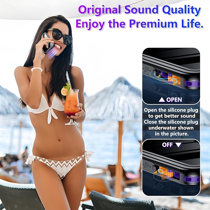 2025 New Designed for iPhone 16 Pro Max Case Waterproof, [Built-in Screen Protector & Glass Camera Protector][Full Body Shockproof][IP68 Underwater][Dropproof] Phone Case for iPhone 16 Pro Max 6.9"