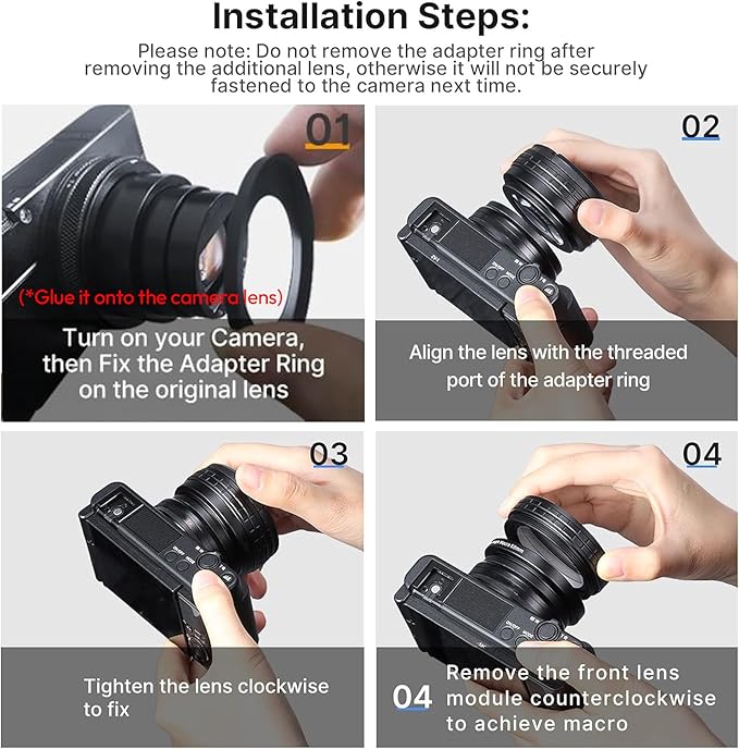 Wide Angle Lens for Sony ZV1 ULANZI WL-1 ZV1 18mm Wide Angle/ 10X Macro 2-in-1 Additional Lens for Sony ZV1/RX100 VII Camera