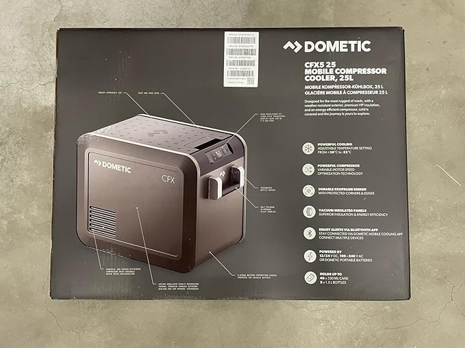 Dometic CFX Electric Cooler | Portable Freezer | CFX5 & CFX3 Series | AC/DC or Solar Powered