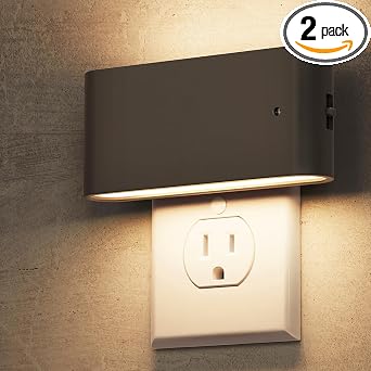 L LOHAS LED Night Light, 2 Pack Dimmable Modern LED Night Lights - Image 2