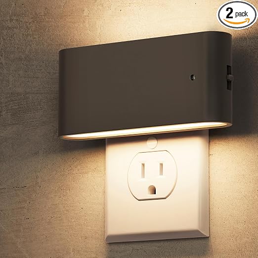 L LOHAS LED Night Light, 2 Pack Dimmable Modern LED Night Lights - Image 6