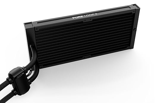 be quiet! Pure Loop 2 FX 280mm, CPU Liquid Cooler for Intel Core i3/i5/i7 or AMD Ryzen 3/5/7, ARGB LED Illumination, 2X Light Wings PWM high-Speed Fan -BW014