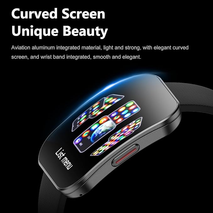 Smart Watch for Men Women, Bluetooth Calls, AI Dial,AI Q&A,1.85" HD AMOLED Curved Display Fitness Watch with Heart Rate/SpO2/Stress Monitor, Pedometer,110+ Sports Waterproof IP68 Smartwatch,Light Gray