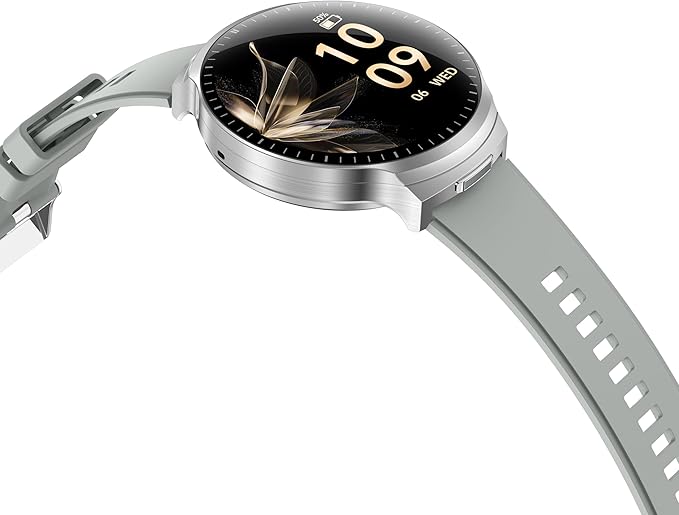 Smart Watch with Earbuds, 1.85" HD Display, IP67 Waterproof, 100 Sports Modes, Bluetooth Calling, Heart Rate Monitor, Round, Activity Tracker