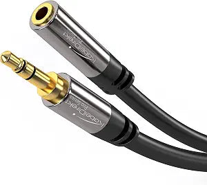 KabelDirekt – Headphone 3.5mm Extension Lead Cable – 9ft