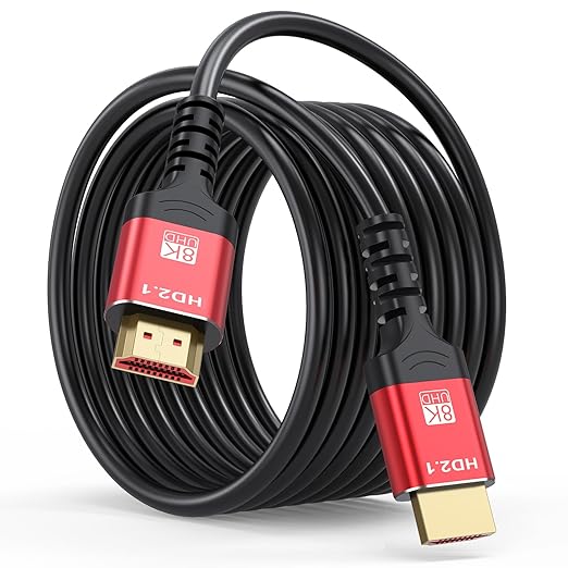 8K HDMI ARC/eARC Cable for Soundbar to TV 10FT, eARC HDMI Cable 2.1 48Gbps High Speed Dolby Atmos HDMI ARC (8K@60Hz 4K@120Hz 2K 3D HDR HDCP 2.2&2.3) for Vizio Samsung Bose Sound bar UHD TV