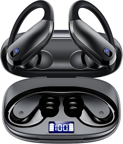 Wireless Earbuds,Bluetooth 5.4 Ear buds,Sport Headphones with Earhooks