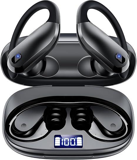 Wireless Earbuds,Bluetooth 5.4 Ear buds,Sport Headphones with Earhooks