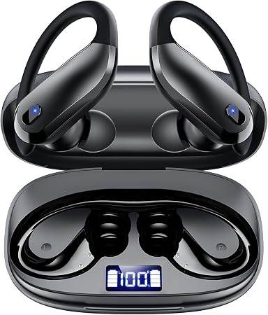 Wireless Earbuds,Bluetooth 5.4 Ear buds,Sport Headphones with Earhooks