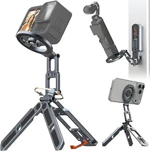 Magnetic Phone Stand Tripod for MagSafe iPhone | 2-in-1 Action Camera Mount