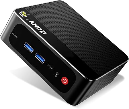 Beelink SER5 Mini PC, Ryzen 5 5500U (6C/12T, Up to 4.0GHz), 16GB DDR4 RAM, 480GB NVMe SSD, Radeon Graphics 7 CUs, 4K Triple Display via HDMI/DP/Type-C, WiFi 6/BT 5.2, 2.5G LAN, Compact Office Desktop - Image 3