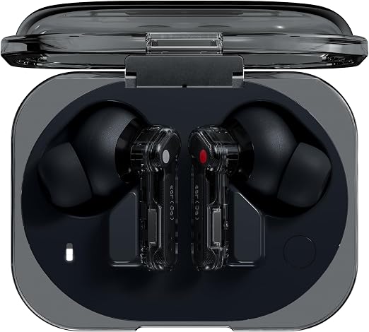 Nothing Ear (3a) Noise Cancelling Earbuds, 45dB Hybrid ANC, 12mm Driver with Hi-Res Audio and Bigger Bass, 6 Mics for Clear Calls & Recording, Dual Connect Bluetooth Earphones for Sport, Travel, Work