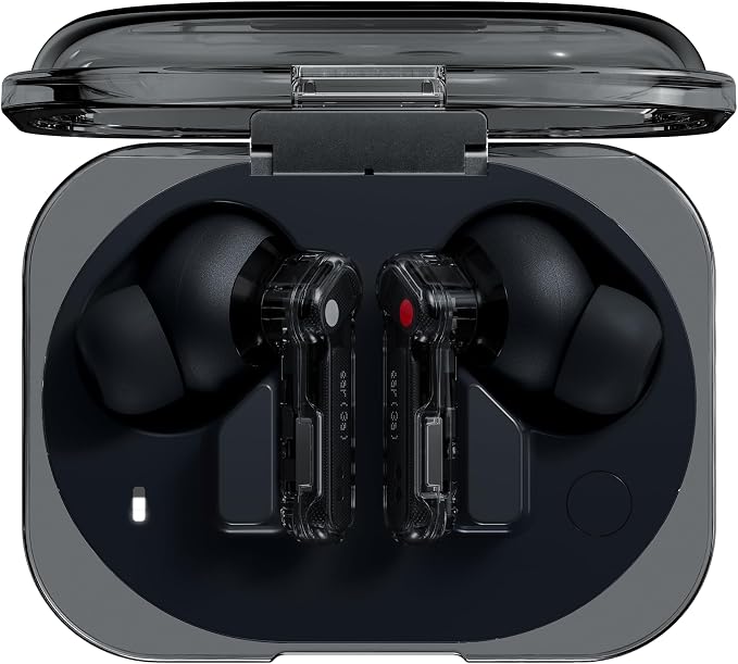 Nothing Ear (3a) Noise Cancelling Earbuds, 45dB Hybrid ANC, 12mm Driver with Hi-Res Audio and Bigger Bass, 6 Mics for Clear Calls & Recording, Dual Connect Bluetooth Earphones for Sport, Travel, Work