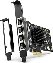 4 Port Gigabit PCIe RJ45 Network Card with Intel I350-T4 Controller - Image 1