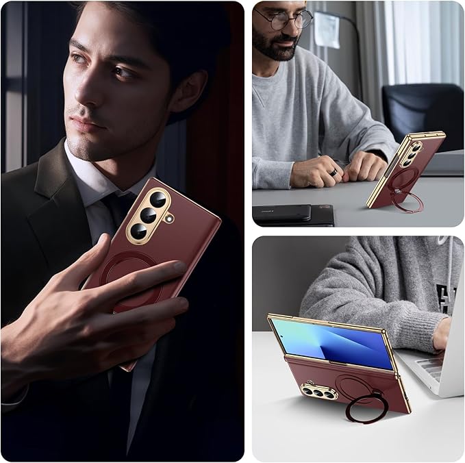 LeYi 2PCS SAM Z Fold 7 Case with Screen Protector
