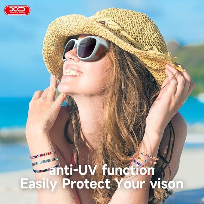 Smart Bluetooth Sunglasses, XO Smart Bluetooth Audio Glasses for Women Men,Athletic/Outdoor UV Protection Riding, Driving,Fishing, Running (Mint Green)