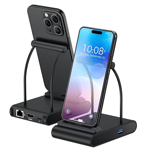 Cable Matters 5-in-1 iPhone 16/15 USB C Hub, 4K@60Hz HDMI