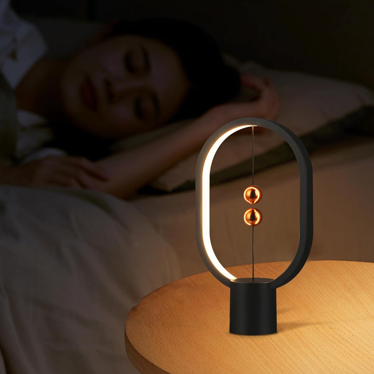 Magnetic Levitation Desk Lamp – Floating LED Ambient Light for Home & Office