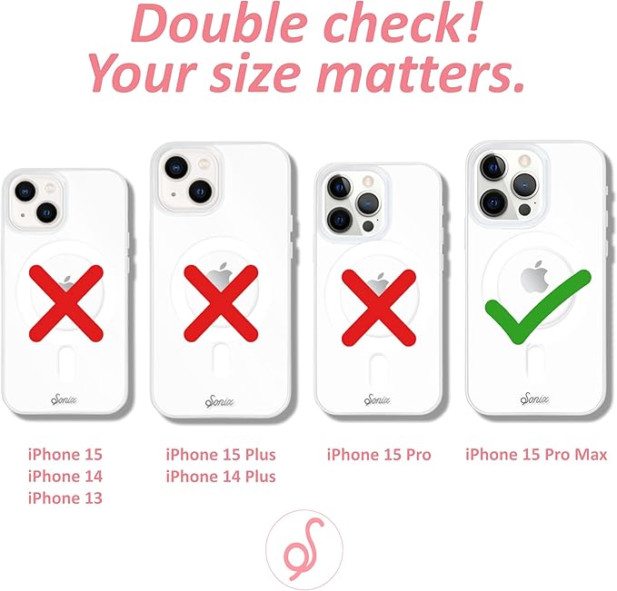 Sonix Case for iPhone 15 Pro Max | Compatible with MagSafe | 10ft Drop Tested | Nebula Tort