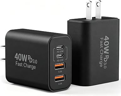 USB C Charger Block Multiple Ports Wall Charger Fast Phone Charging Blocks - Image 3