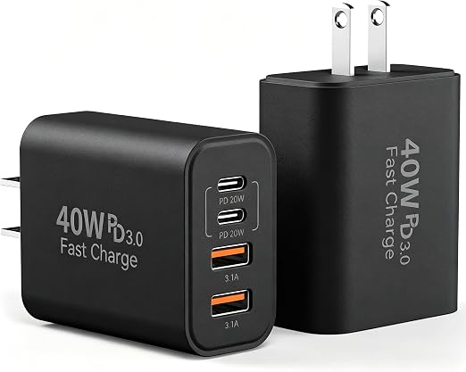 USB C Charger Block Multiple Ports Wall Charger Fast Phone Charging Blocks - Image 6