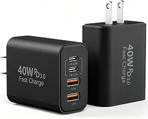 USB C Charger Block Multiple Ports Wall Charger Fast Phone Charging Blocks - Image 1