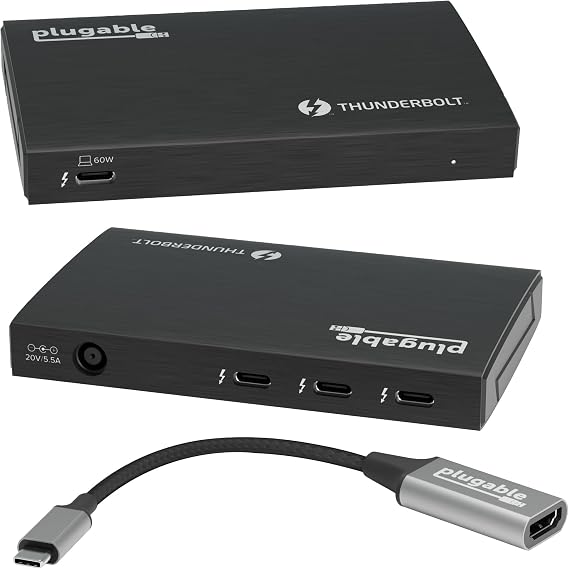 Plugable Thunderbolt 4 Hub | 3X Thunderbolt 4 Ports