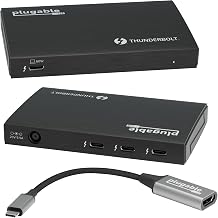 Plugable Thunderbolt 4 Hub | 3X Thunderbolt 4 Ports - Image 1