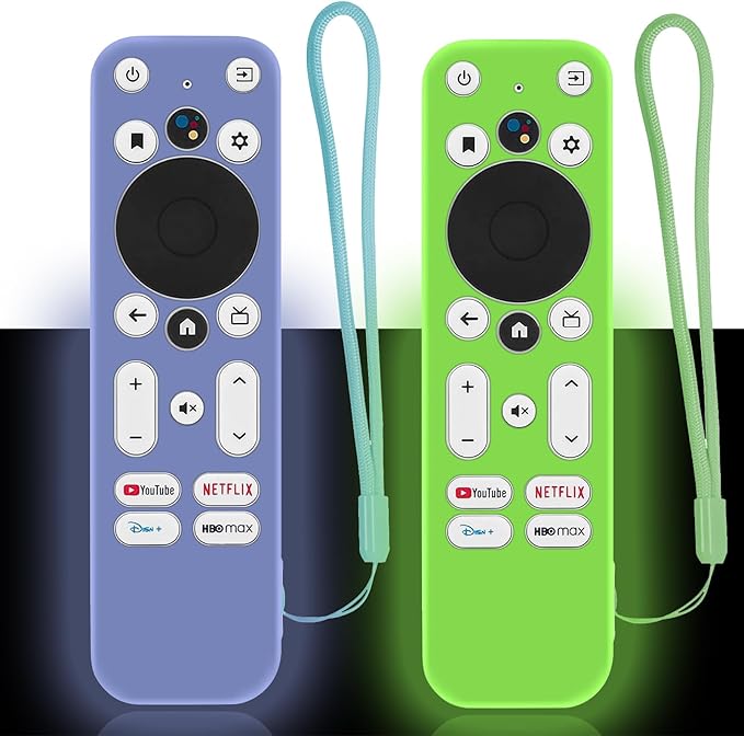 5 Pack Remote Cover Compatible with Onn Android Voice Remote Control, Shockproof Case for Onn TV 4K UHD Stick TV Box 100024646 100026240 Controller, Lightweight Anti-Slip Skin-Friendly
