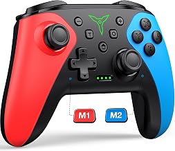 Wireless Switch Controller for Nintendo Switch/Switch 2/Lite/OLED Controller, Switch Controller with a Mouse Touch Feeling on Back Buttons, Extra Switch Pro Controller with Wake-up,Programmable, Turbo Function - Image 1