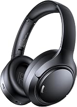 Hybrid Active Noise Cancelling Bluetooth 6.0 Headphones 120H Long Playtime, 6 ENC Mic, Over Ear Headphones Wireless, Hi-Res Audio, Memory Foam Earcup, Transparency Mode ANC Headphone for Travel Office - Image 1