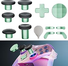 14-in-1 Controller Accessories Kit Compatible with Xbox Elite Series 2, 6 Premium Metal Thumbsticks, Swap Joysticks, 4 Interchangeable Paddles, 2 D-Pads, 1 Tool & 1 Storage Bag (Macaron Green) - Image 1