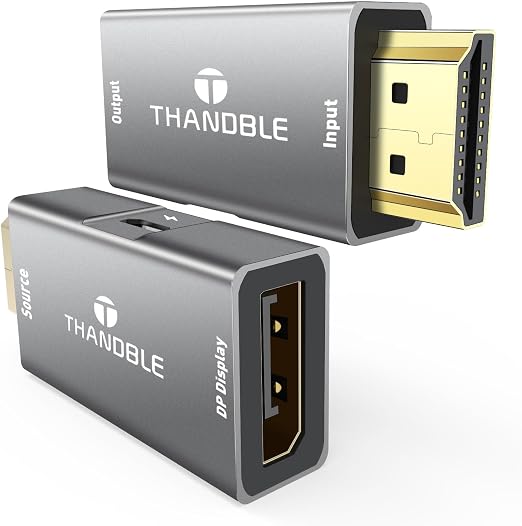 HDMI to DisplayPort Adapter Uni-Directional, 4K@60Hz High Speed