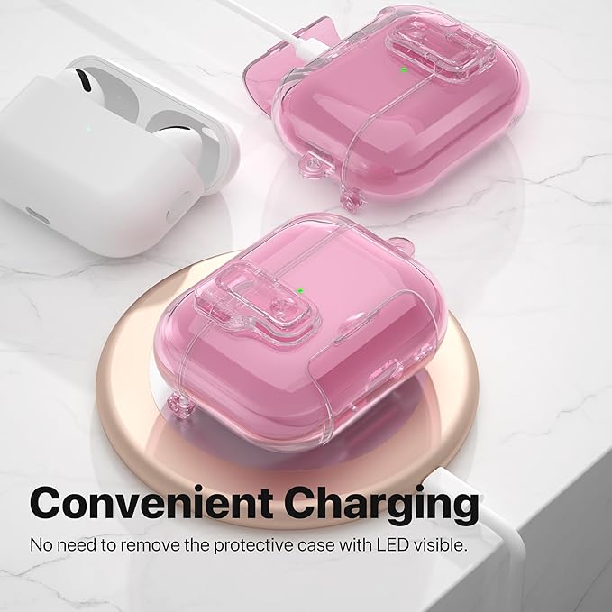 Valkit Compatible Airpods Pro 2nd Generation Case Clear, Soft TPU AirPods Pro 2 Case Transparent Protective Cover for Women Men Shockproof iPods Pro 2 Cases Skin for Airpods Pro 2 Charging Cases