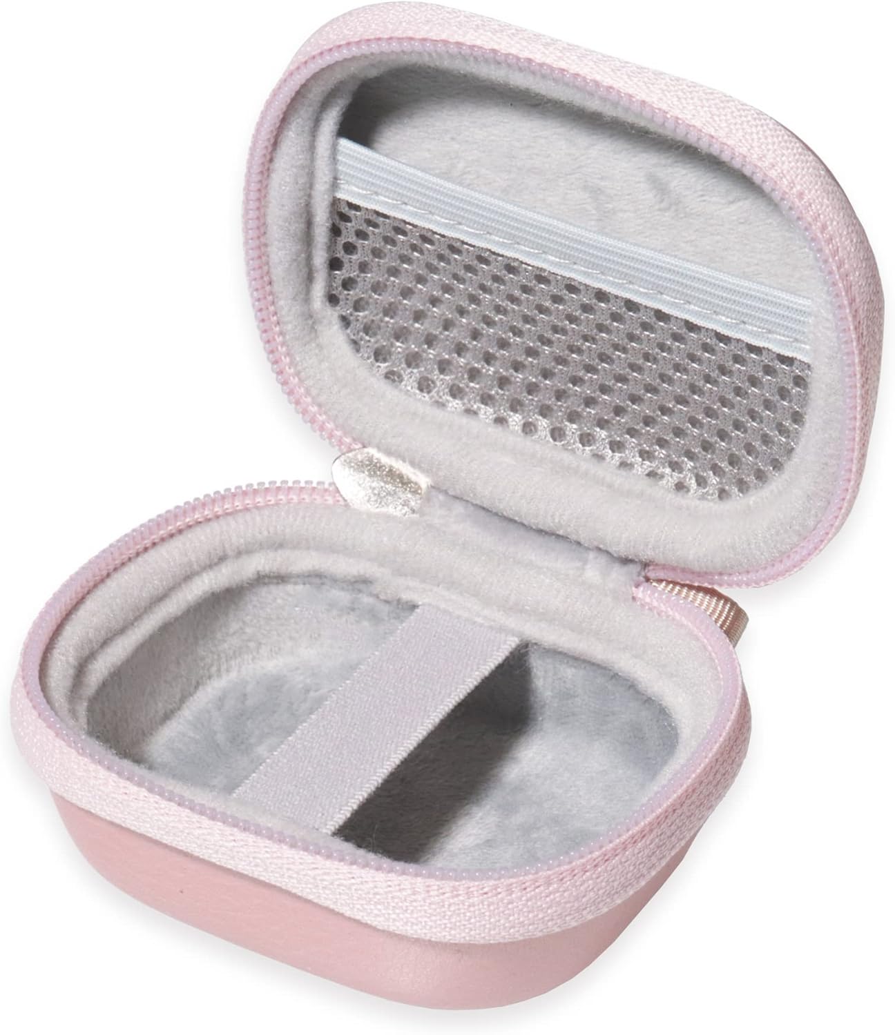 True Wireless Earbuds Carrying Case Compact Water Resistant Pink