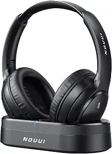 Wireless Headphones for TV Watching, TV Headphones Wireless for Seniors with Transmitter Charging Base, Over Ear Bluetooth Headphones with No Audio Delay, Plug and Play, Gifts for Parents and Elderly