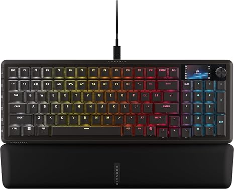CORSAIR Vanguard 96 RGB Mechanical 96% Wired Gaming Keyboard – Black